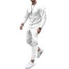 Men's Solid Color Long Sleeve Casual Suit06