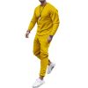 Men's Solid Color Long Sleeve Casual Suit05