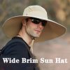 wide brim sun hat khaki 2